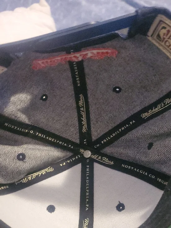 Mitchell & Ness Navy Blue Toronto Raptors Snapback..authentic...🏀 - Picture 6 of 7